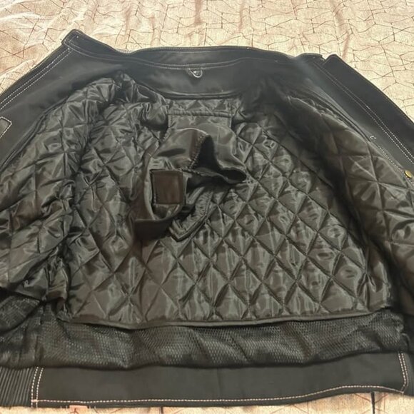 Women’s leather motorcycle jacket - size medium - Picture 5 of 5